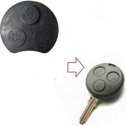 Ανταλλακτικό Λαστιχάκι Κλειδιού Αυτοκινήτου για SMART με 3 κουμπιά για τον κωδικό 3055