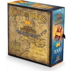 Puzzle The Noble Collection Middle Εarth's Μap The Lord Of The Rings 1000 Κομμάτια