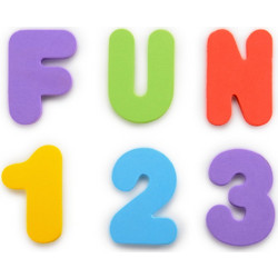 Munchkin Εκπαιδευτικό Παιχνίδι με Γράμματα και Αριθμούς για το Μπάνιο