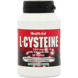 Health Aid L-Cysteine 550mg 30 Ταμπλέτες