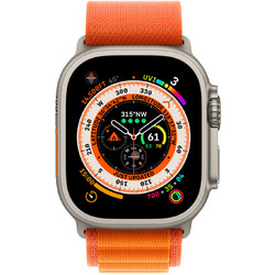 Apple Watch Ultra Cellular 49mm Titanium Alpine Loop Orange