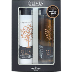 Olivia PROMO PACK Shampoo Σαμπουάν για Ξηρά και Εύθραυστα Μαλλιά 300ml & Μαλακτικό για Ξηρά Μαλλιά 300ml