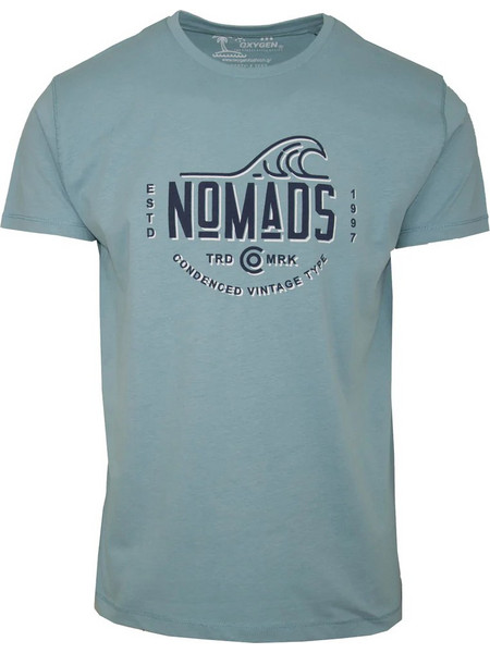 Oxygen Nomads Ανδρικό Γαλάζιο T-Shirt 41071-Sky