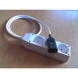 UPS Power Cable Din male to Multi-Outlet