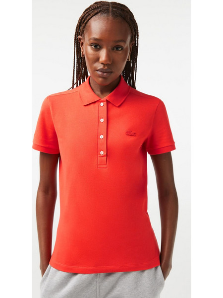 ...γυναικεία πικέ πόλο μπλούζα 3PF5462-02K Πορτοκαλί