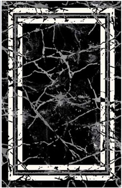 Marmo Carpet Μοντέρνο Χαλί Polycotton 180x240 - Cement Ανθρακί