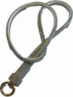 Λουράκι Λαιμού Κινητού Κρυσταλλένιο με Μεταλλικό Δαχτυλίδι - Crystal Mobile Strass Necklace