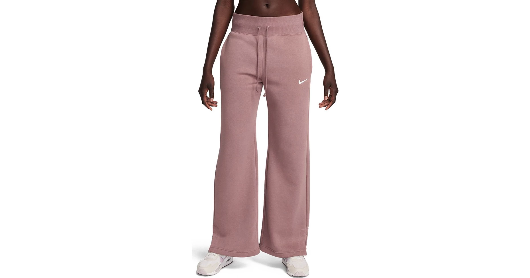 Φόρμα Nike Phoenix Fleece High-Waisted Wide-Leg Sweatpants DQ5615-010