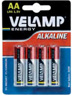 Velamp Alkaline AA 4τμχ