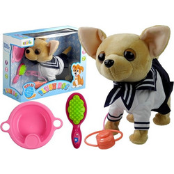 Interactive Dog On a Leash Sailor with Scarf and Accessories