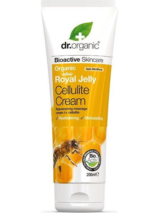 Dr. Organic Royal Jelly Cellulite Κρέμα Σώματος για Αδυνάτισμα κατά της Κυτταρίτιδας 200ml