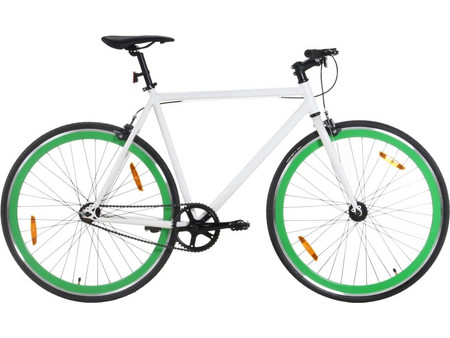 vidaXL 92268 Ποδήλατο Δρόμου 28" Αλουμινίου Λευκό Πράσινο