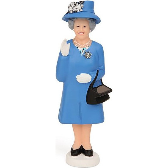 Μινιατούρα Ηλιακή Βασίλισσα Ελισάβετ Solar Queen Derby Edition Blue Hat 1601BL - Kikkerland