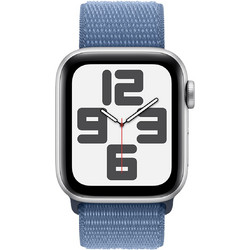 Apple Watch SE 2023 40mm Aluminum Silver / Sport Loop Winter Blue