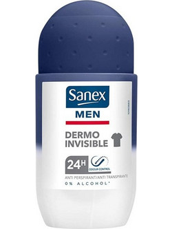 Sanex Dermo Invisible Ανδρικό Αποσμητικό Roll On 24h 50ml