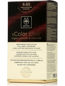 Apivita My Color Elixir 6.65 Έντονο Κόκκινο Μόνιμη Βαφή Μαλλιών Χωρίς Αμμωνία 50ml