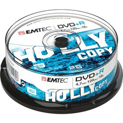 ΔΙΣΚΟΙ EMTEC DVD+R 4,7GB 16X CB 25τεμ 008140012