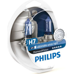Philips H7 Diamond Vision Αλογόνου 12V 55W 2τμχ