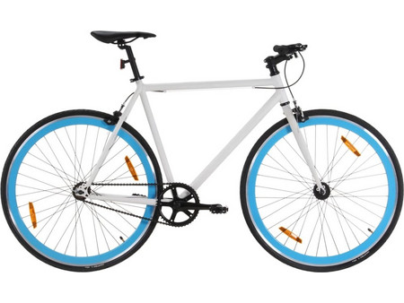 vidaXL 92272 Ποδήλατο Δρόμου 28" Αλουμινίου Λευκό Μπλε