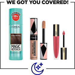 L'Oreal Paris We Got You Covered Night Edition Set