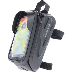 Forever Waterproof Bike Frame Bag With Shell Sides And Phone Holder Outdoor Black