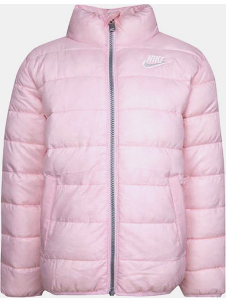 Nike Αθλητικό Παιδικό Μπουφάν Χειμωνιάτικο Puffer Ροζ 36K201-A9Y