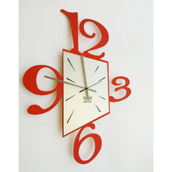 Arti e Mestieri Perspective ρολόι τοίχου μέταλλο/γυαλί 50Χ35εκ.72275