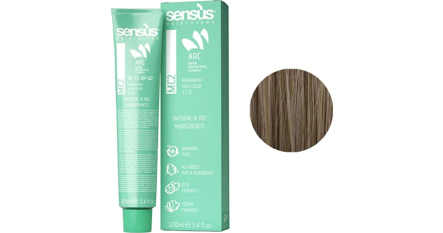 Sens Us MC2 7 0 Blonde Μόνιμη Βαφή Μαλλιών Χωρίς Αμμωνία 100ml