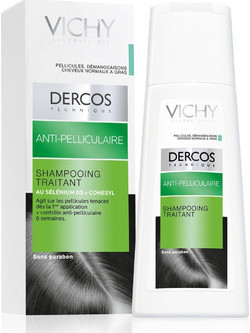 Vichy Dercos Anti-Dandruff Normal/Oily Hair Σαμπουάν κατά της Ξηροδερμίας & της Πιτυρίδας για Λιπαρά & Ξηρά Μαλλιά 200ml