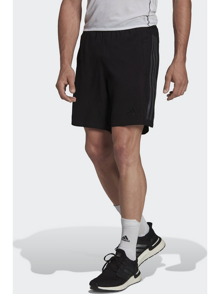 Adidas Run Icon Full Reflective 3-Stripes Αθλητική Ανδρική Βερμούδα Running Μαύρη HE2468