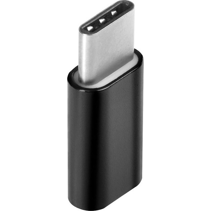 Αντάπτορας από micro-USB σε USB-C μαύρο