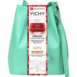 Vichy Liftactiv Collagen Specialist Cream 50ml + Capital Soleil UV-Age Daily SPF50+ 15ml + Green Bag
