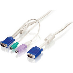 LevelOne ACC-2101 PS/2 + USB Combo 1,8m KVM Cable
