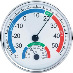 Μεγάλο υγρόμετρο και θερμόμετρο ακριβείας