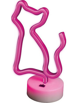 Forever Light Επιτραπέζιο Διακοσμητικό Φωτιστικό Neon σε Ροζ Χρώμα