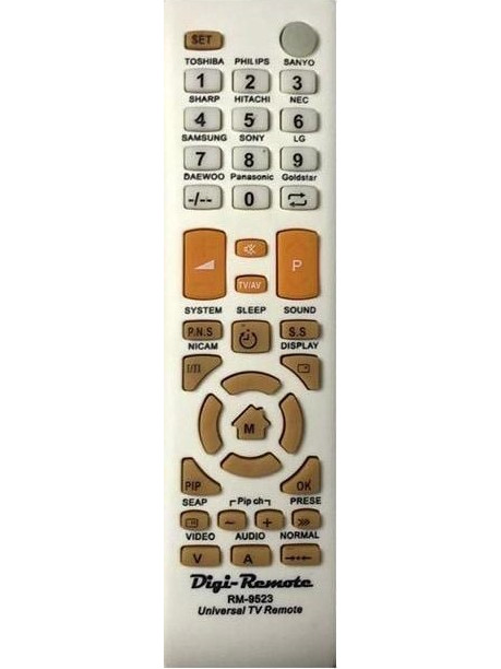 Universal TV REMOTE CONTROL RM-9523