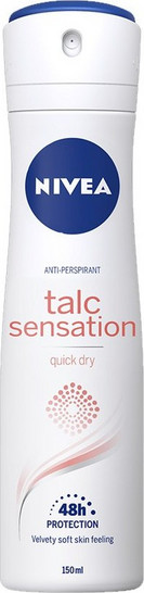 Αποσμητικό Nivea Talc Sensation Γυναικείο Αποσμητικό Spray 48h 150ml