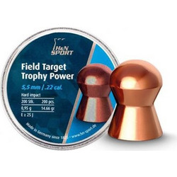 ΒΛΗΜΑΤΑ ΑΕΡΟΒΟΛΟΥ H&N Field Target Trophy Power 5.5mm 200pcs