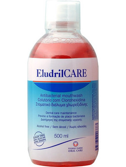 Elgydium Eludril Care Antiplaca Στοματικό Διάλυμα Κατά της Πλάκας 500ml