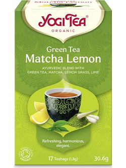 YOGI TEA GREEN TEA/MATCHA LEMON (17BAGS X 1.8GR)
