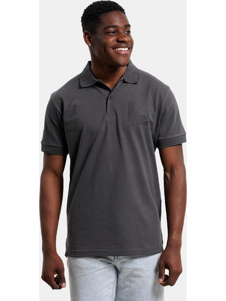 Target Ανδρικό Polo T-Shirt S23/56120 ΓΚΡΙ ΣΚ