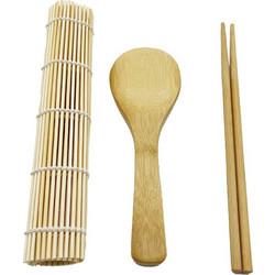 Sushi Mat Spoon ψάθα Bamboo Με Chopstick