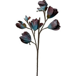 Idea Home Λουλούδι Πενταπλό Μωβ Μπλε 120cm