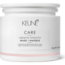 Keune Care Keratin Smooth Μάσκα Μαλλιών Κερατίνης για Επανόρθωση για Ξηρά & Ταλαιπωρημένα Μαλλιά 200ml