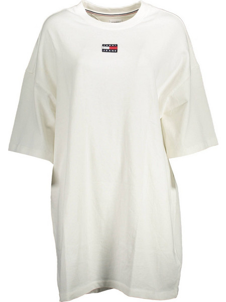 Tommy Hilfiger Mini Καλοκαιρινό Καθημερινό Φόρεμα Λευκό DW0DW10370-YBR