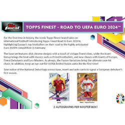 Topps - 2024 Finest Road to EURO Master Box (12 Φακελάκια)