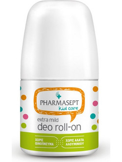 Pharmasept Care Extra Mild Φυσικό Παιδικό Αποσμητικό Roll On Χωρίς Αλουμίνιο 50ml