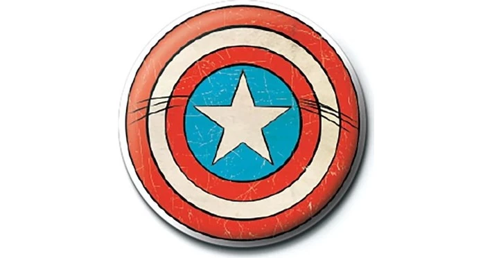 Marvel Captain America Shield Pin