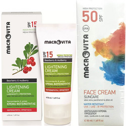 Macrovita Lightening Cream SPF15 50ml + Suncare Face Cream 50ml
