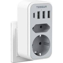 Tessan TS328 2 θέσεων & 4 USB